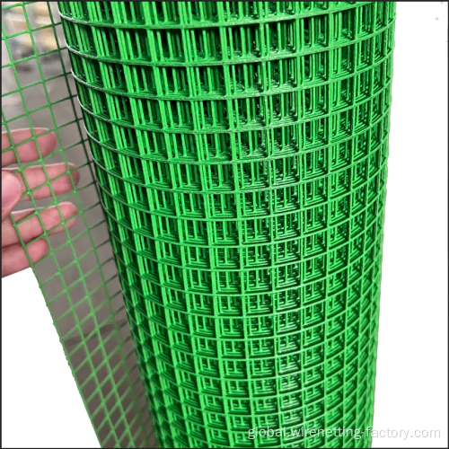 Coated Wire Mesh Green PVC Coated Welded Wire Mesh Factory